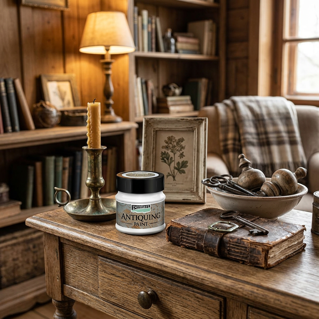 Antikovací barva PENTART 50 ml BÍLÁ
