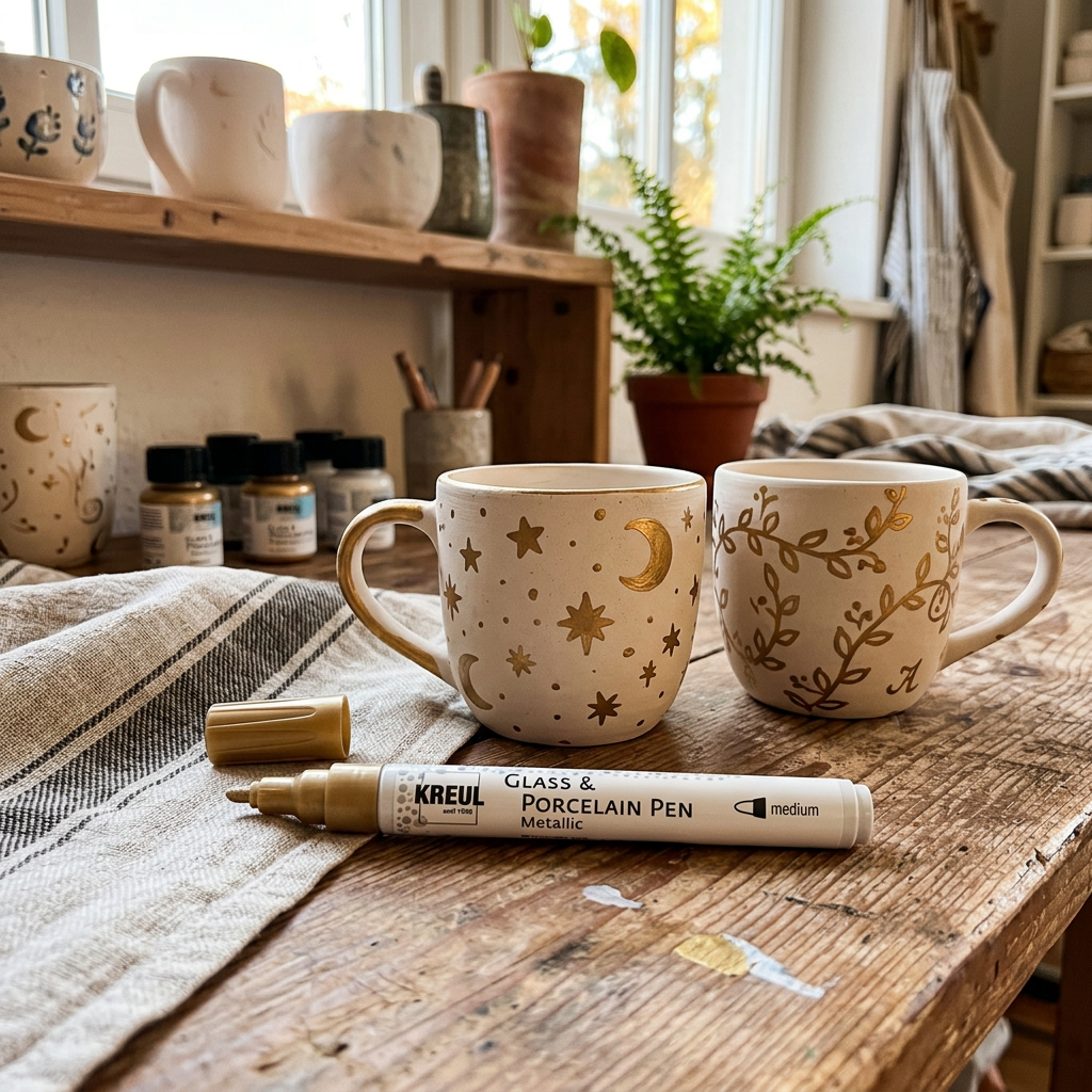 Fix na sklo a porcelán KREUL METALLIC