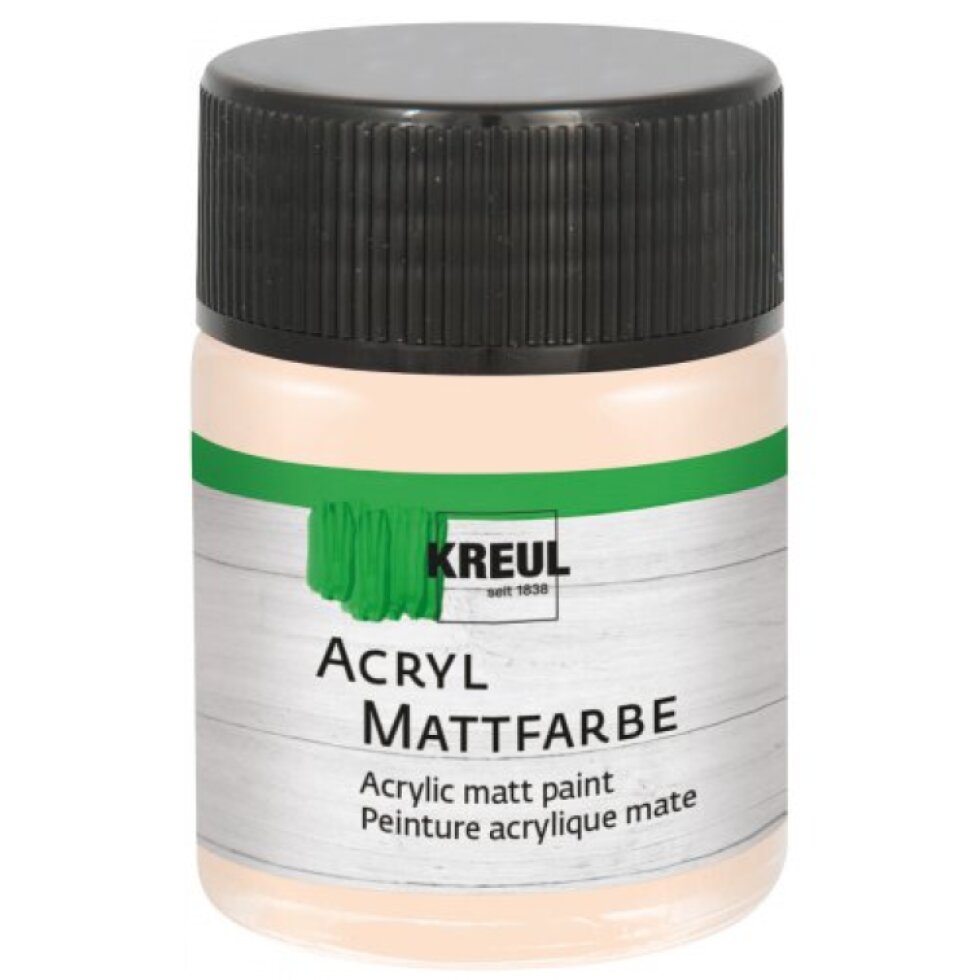Akrylová barva matná KREUL 50 ml DELIKÁTNÍ RŮŽOVÁ