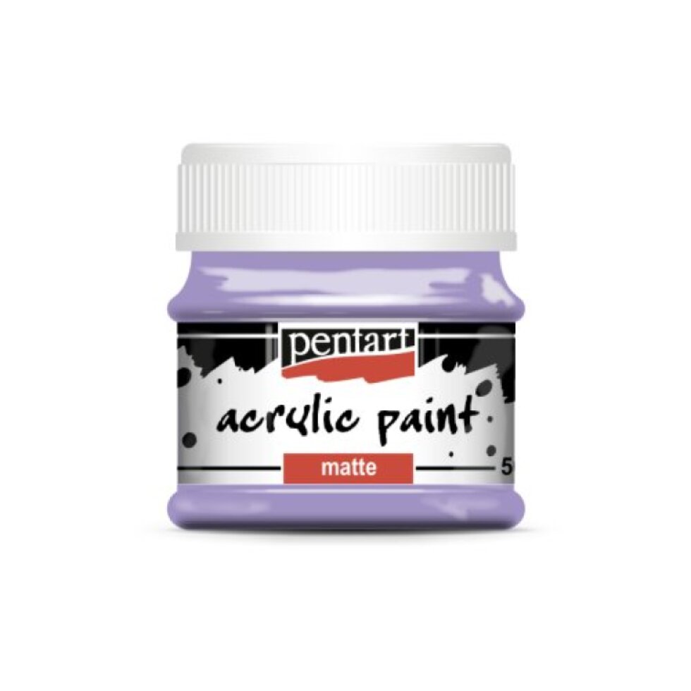 Akrylová barva matná PENTART 50 ml SVĚTLÁ PURPUROVÁ