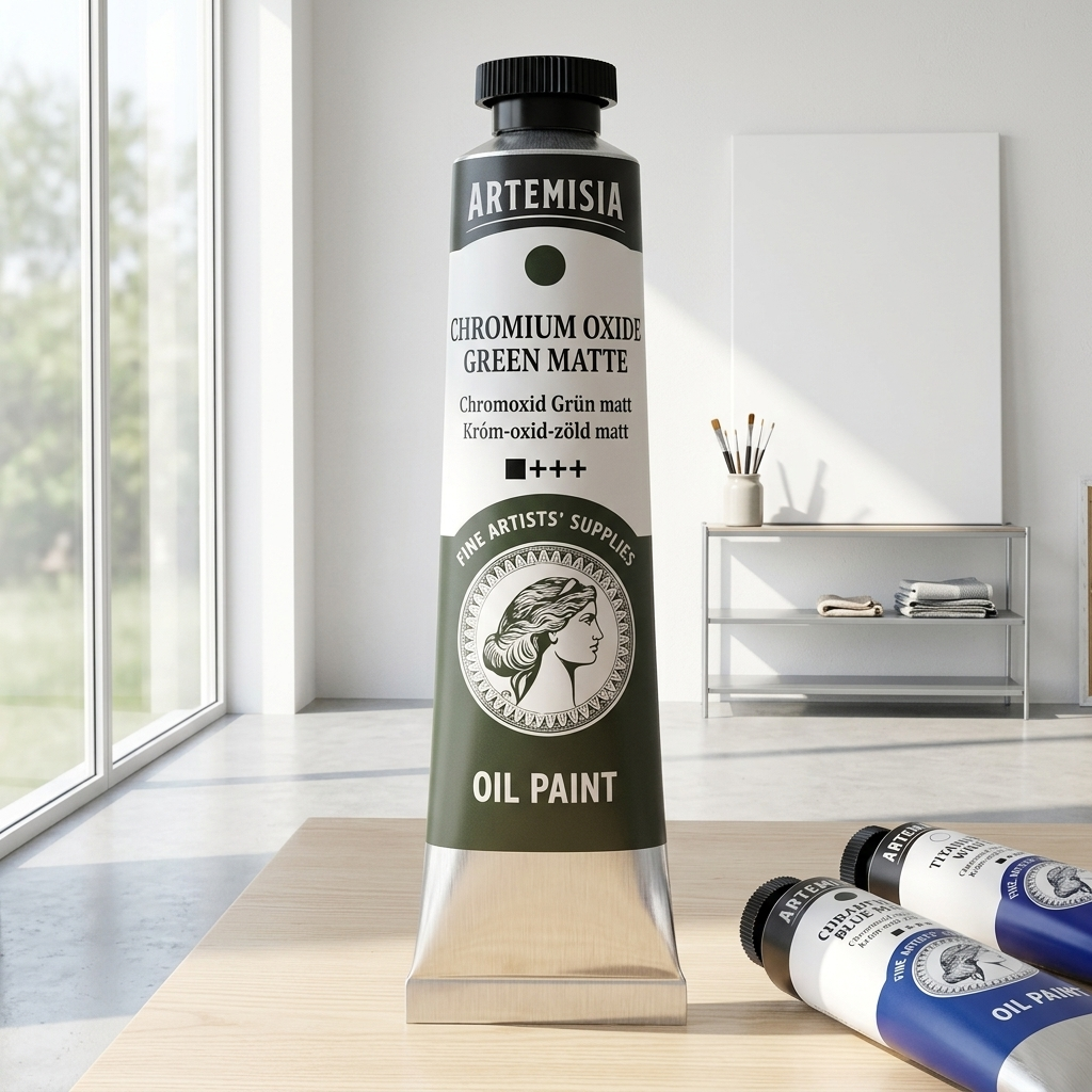 Olejová barva ARTEMISIA 20 ml chromium oxide zelená matte