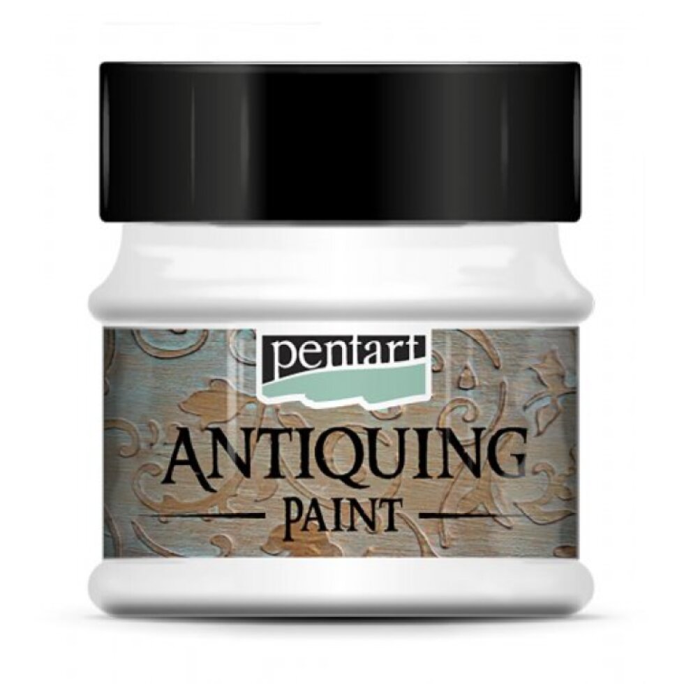 Antikovací barva PENTART 50 ml BÍLÁ