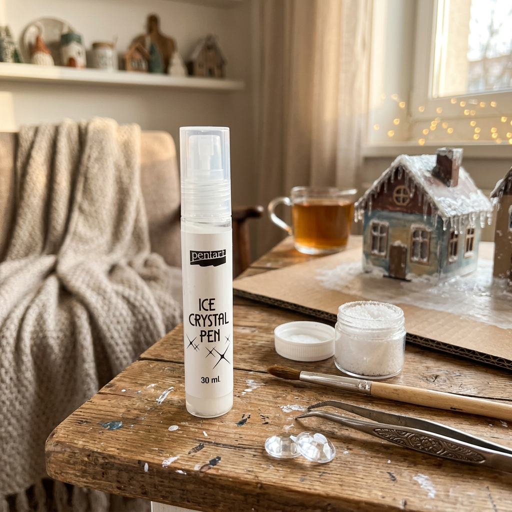 Ledové kříšťálové pero PENTART 30 ml
