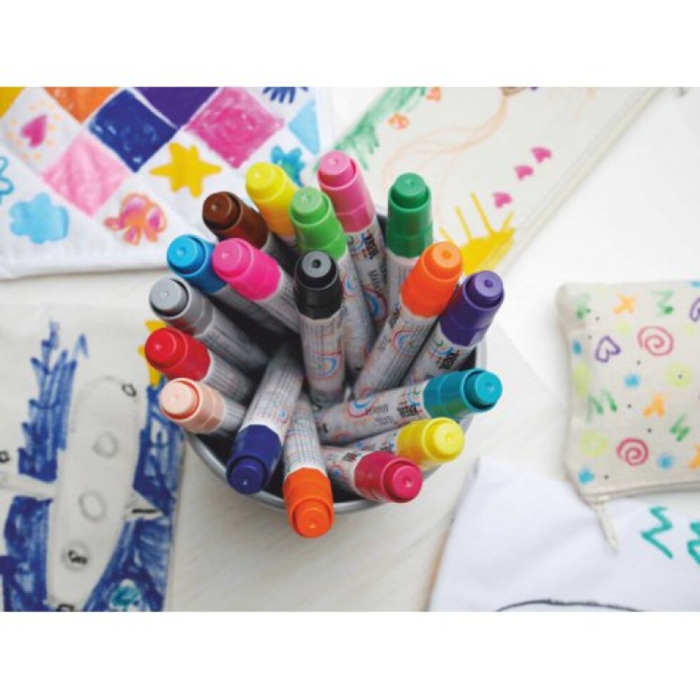 Sada Fix na textil KREUL JUNIOR medium 18 ks