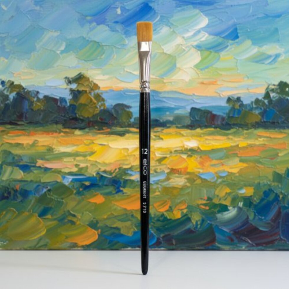 Štětec na akryl ELCO PINSEL - syntetický vlas - vel. 12