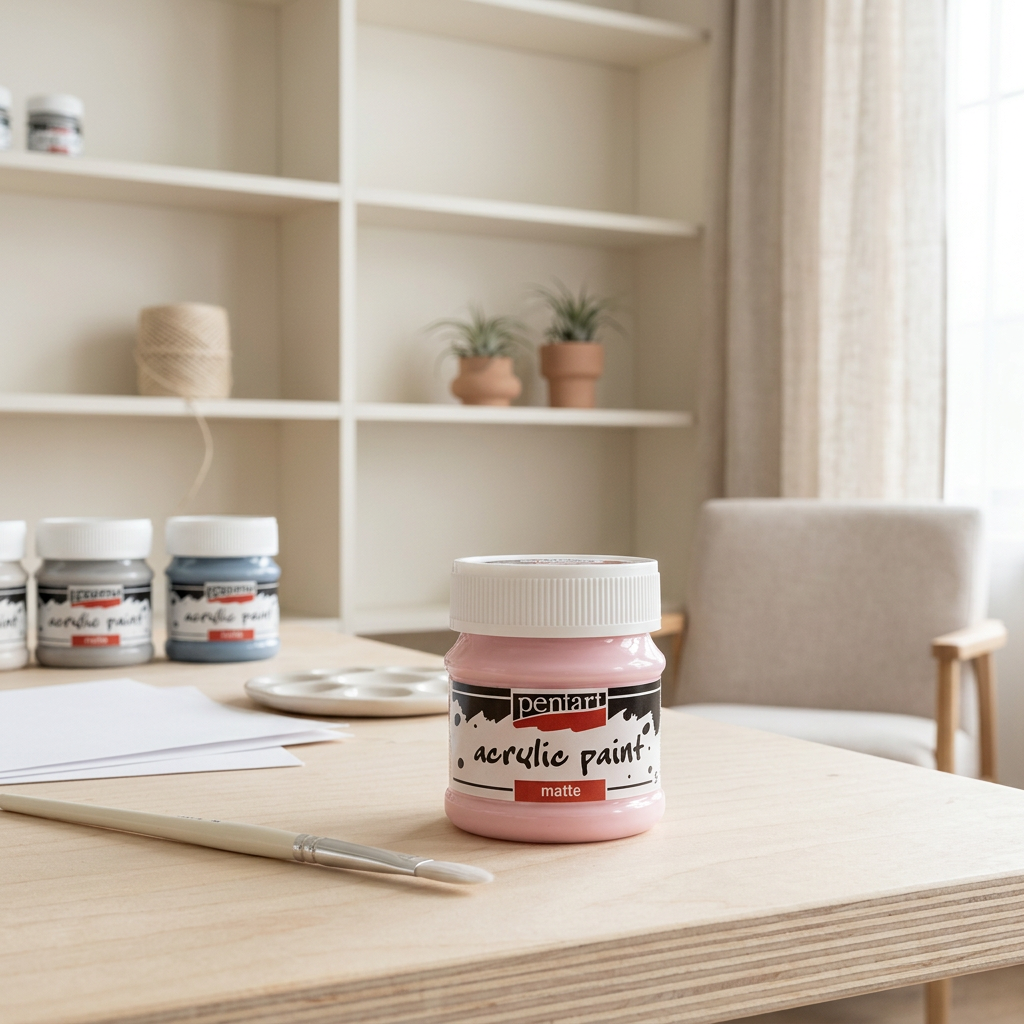 Akrylová barva matná PENTART 50 ml COUNTRY RŮŽOVÁ
