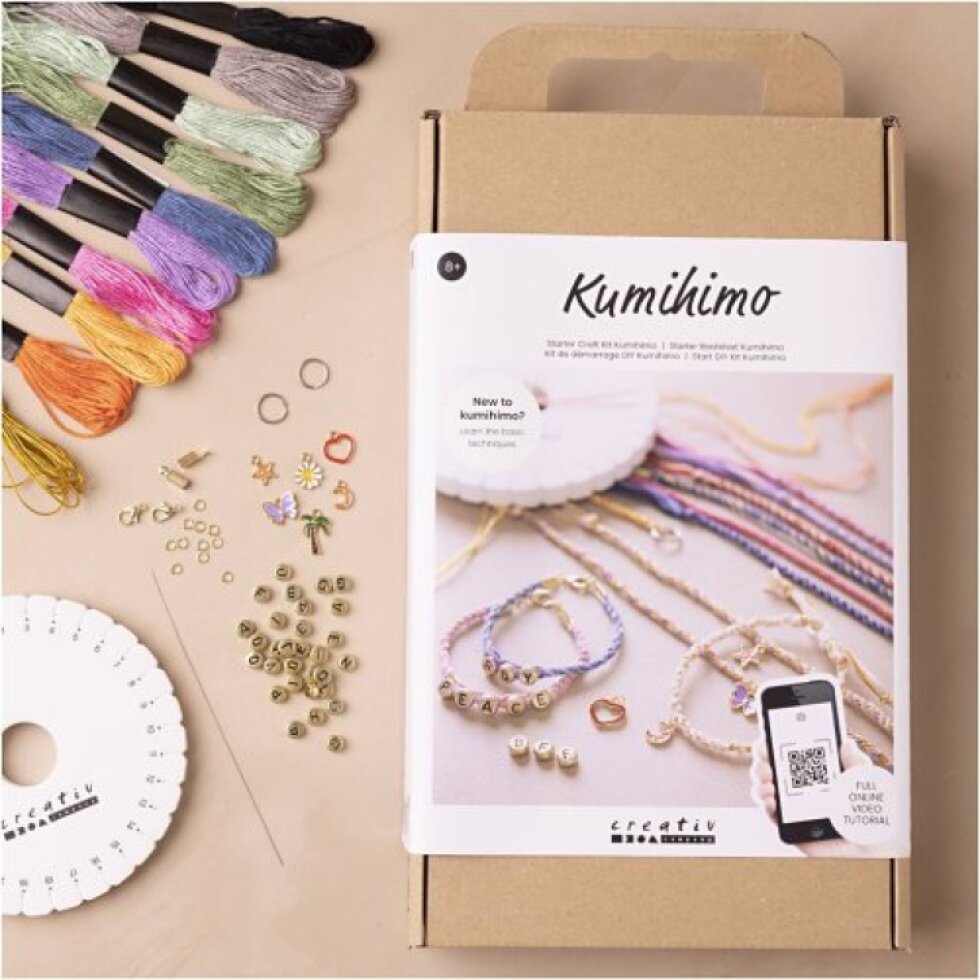 Startovací sada KUMIHIMO - NÁRAMEK PŘÁTELSTVÍ
