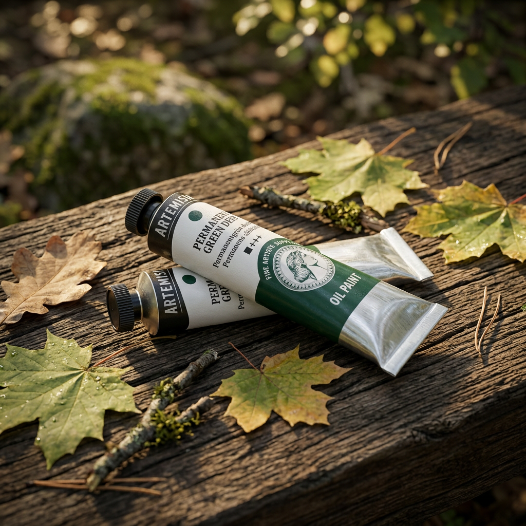 Olejová barva ARTEMISIA 20 ml permanent zelená