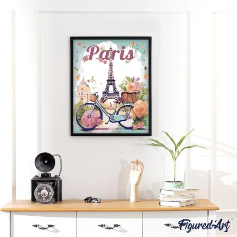 Malování podle čísel - VINTAGE ROZKVETLÁ PAŘÍŽ bez rámu 40 x 50 cm
