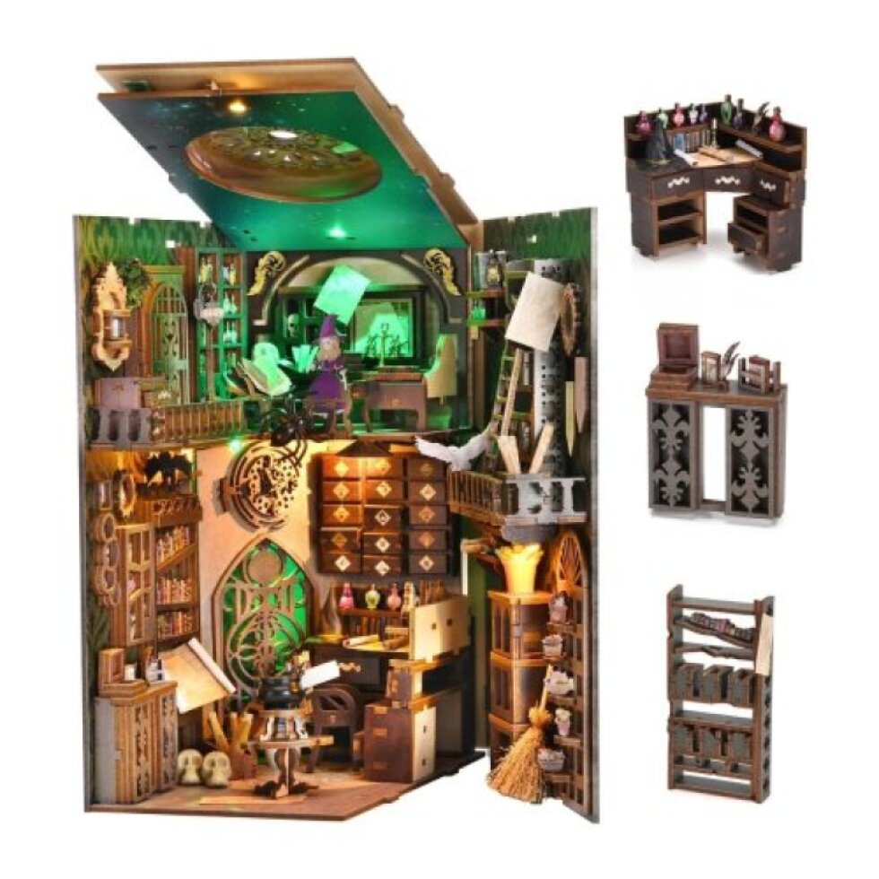 Book Nook sada - Čarodějův dům