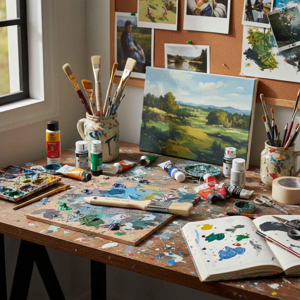 Štětec plochý ELCO PINSEL- bristle - šířka 25 mm