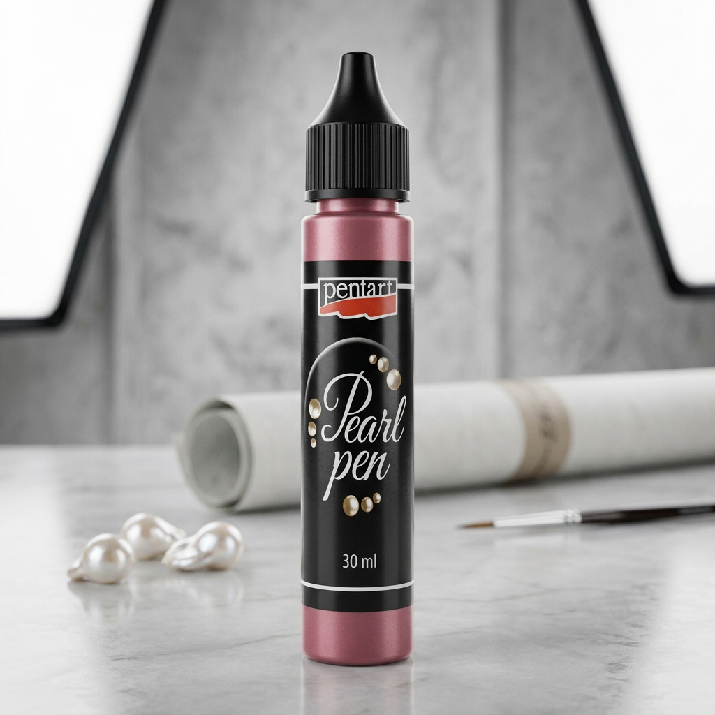 Tekutá perla PENTART 30 ml ČERVENÁ RTĚNKA