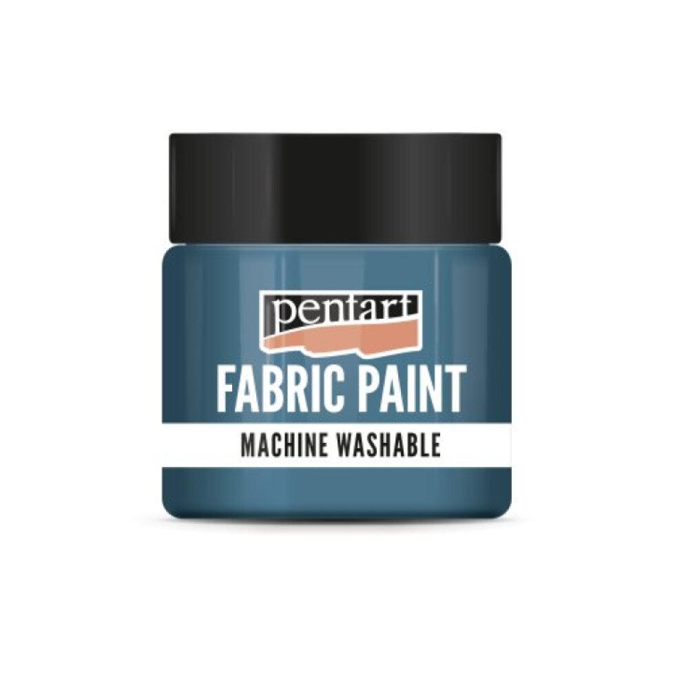 Barva na světlý a tmavý textil PENTART 50 ml PETROL MODRÁ