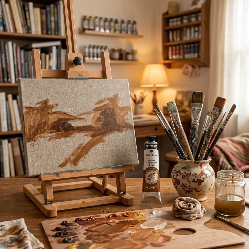 Olejová barva ARTEMISIA 20 ml raw sienna