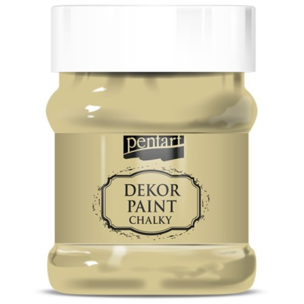 Křídová a dekorační barva PENTART 230 ml SKOŘÁPKA BÍLÁ