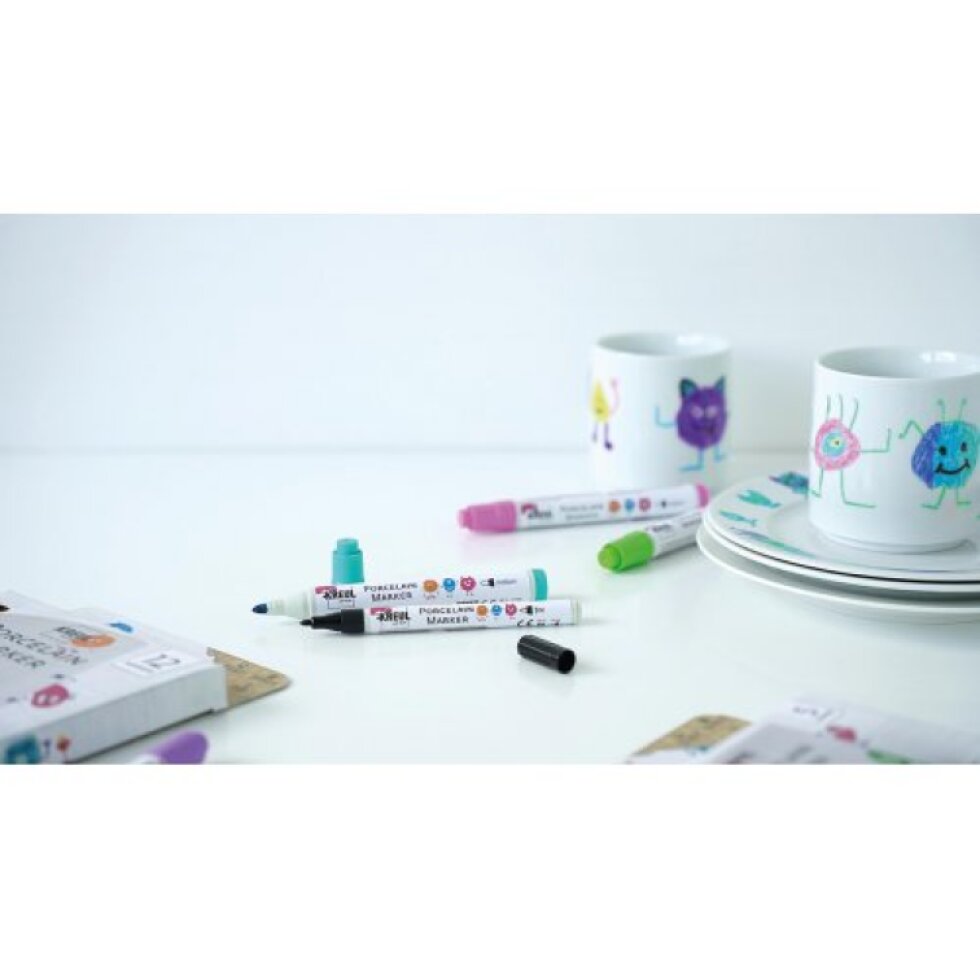 Sada Fix na porcelán KREUL medium JUNIOR 5 ks