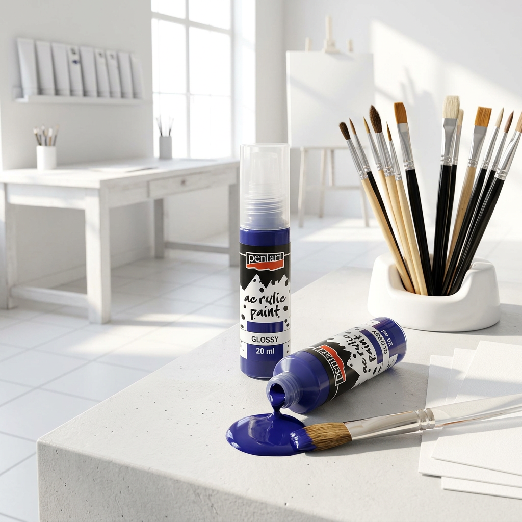 Akrylová barva lesklá PENTART 20 ml INDIGO MODRÁ