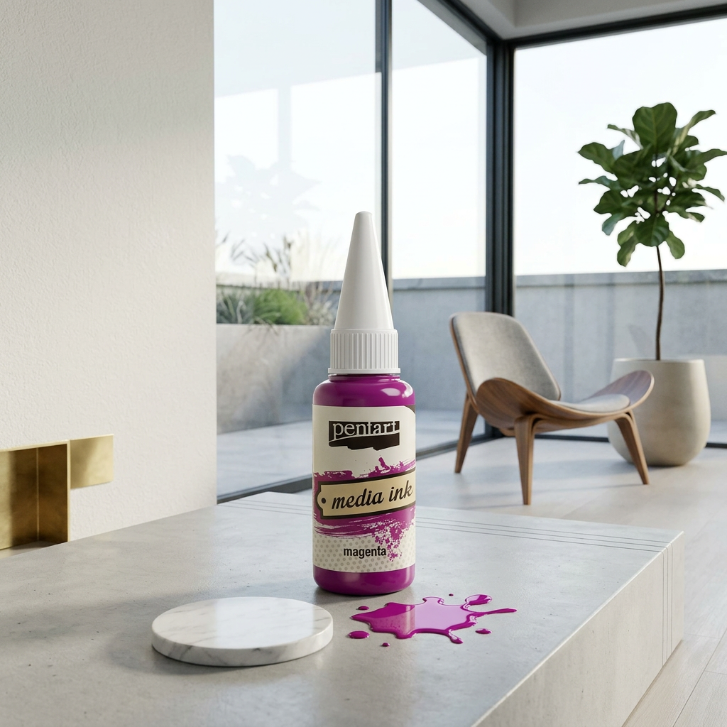 Alkoholový inkoust MEDIA INK PENTART 20 ml PURPUROVÁ