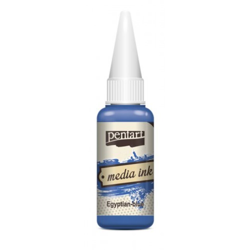 Alkoholový inkoust MEDIA INK PENTART 20 ml EGYPTSKÁ MODRÁ