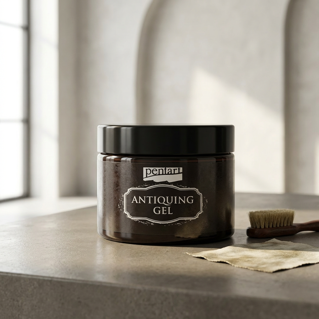 Antik gel PENTART 150 ml HNĚDÁ