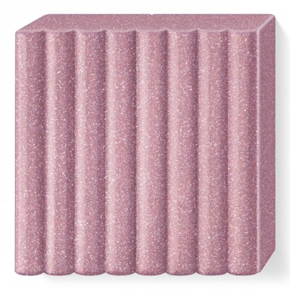 FIMO GLITTER efekt 57 g RŮŽOVÁ ZLATÁ