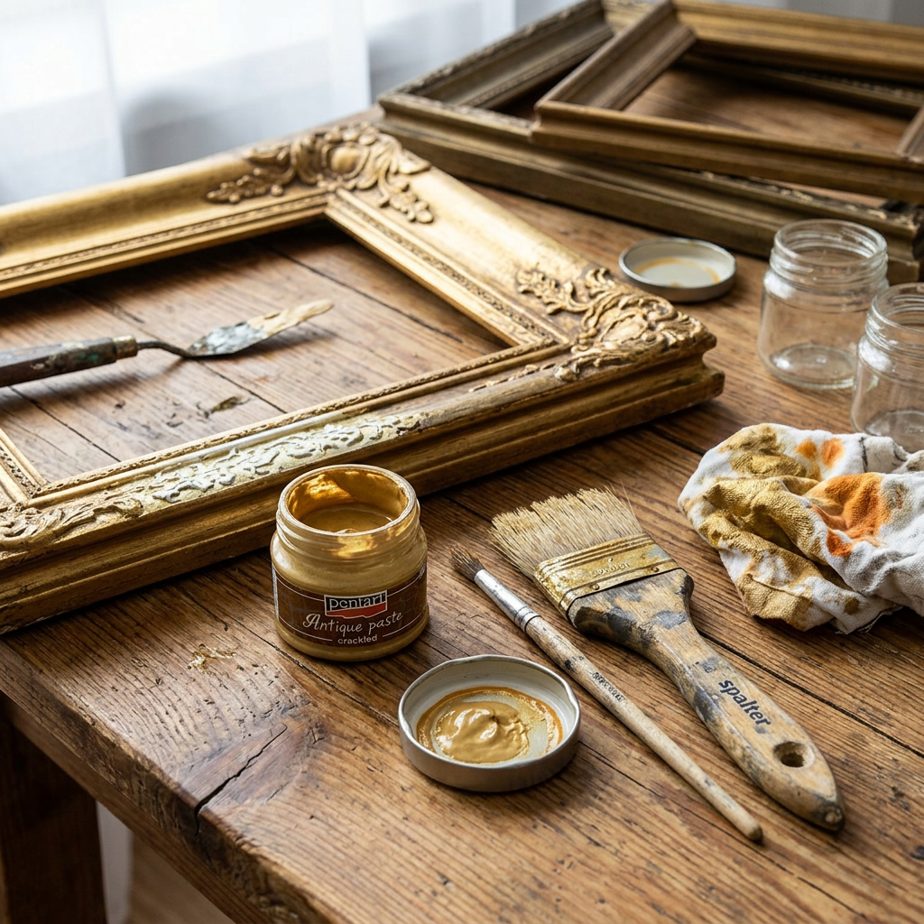 Antikovací pasta PENTART 20 ml ZLATÁ