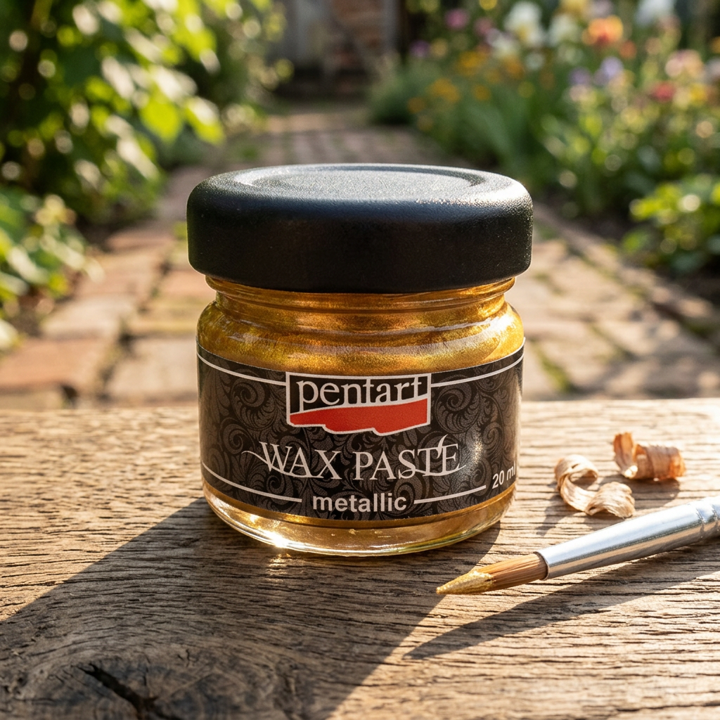 Vosková pasta metalická PENTART 20 ml MEDOVÁ ZLATÁ