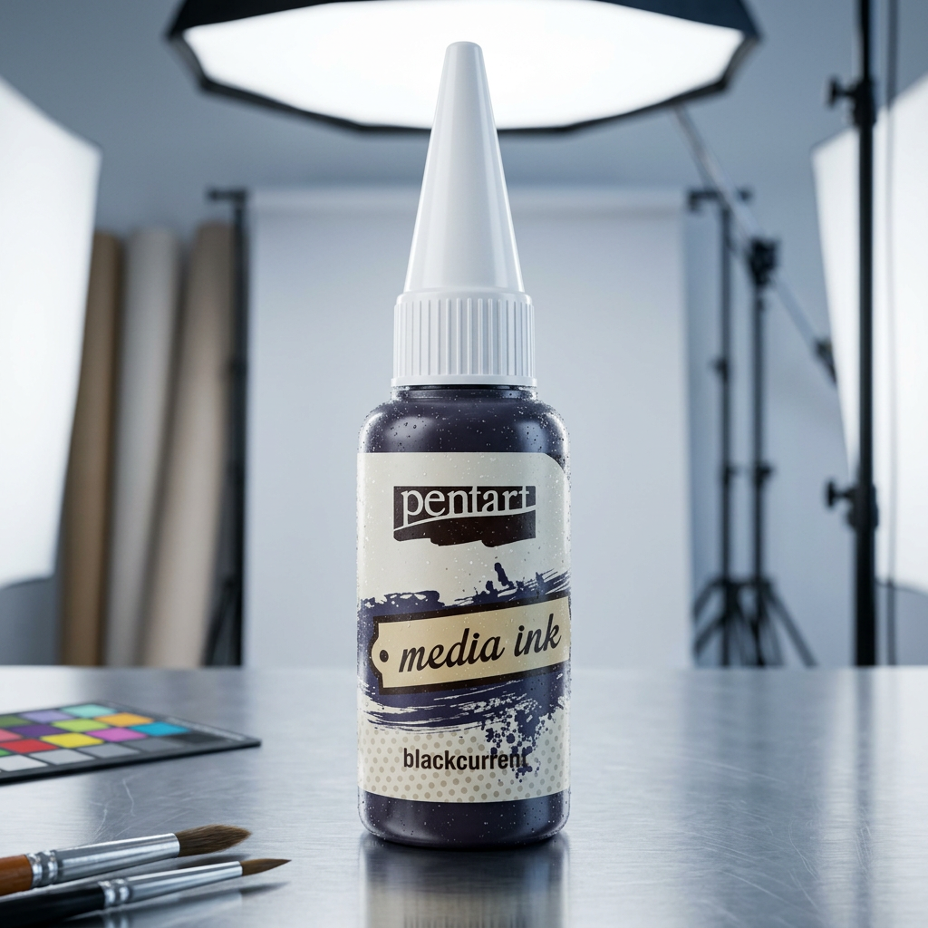 Alkoholový inkoust MEDIA INK PENTART 20 ml ČERNÝ RYBÍZ