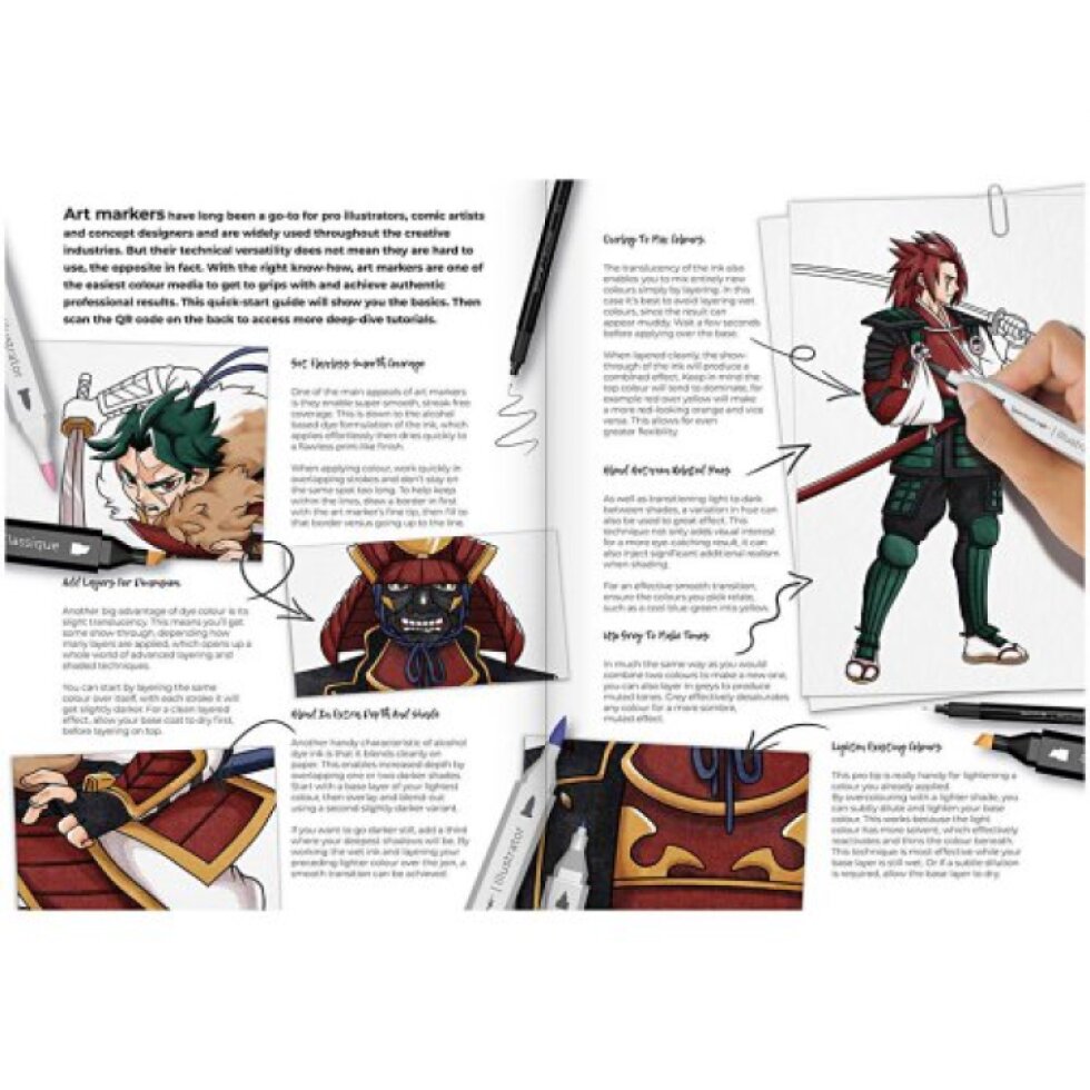 Sada Ilustrace manga CESTA SAMURAJE
