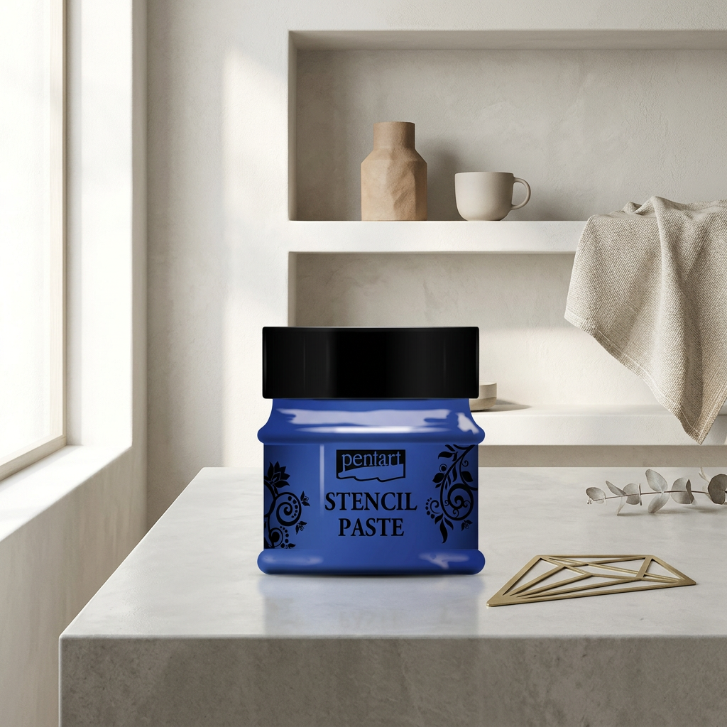 Šablonová pasta perleťová PENTART 50 ml ULTRAMARÍNOVÁ