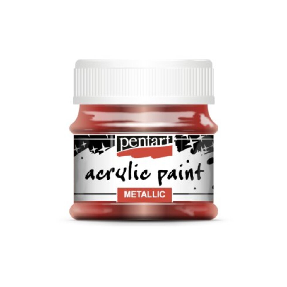 Akrylová barva metalická PENTART 50 ml BOURDON