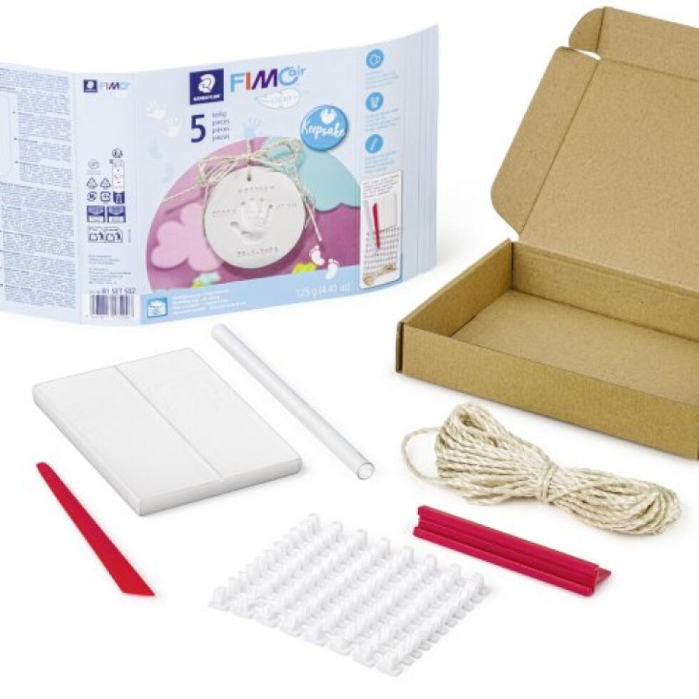 FIMO AIR sada OTISK DĚTSKÉ RUČIČKY