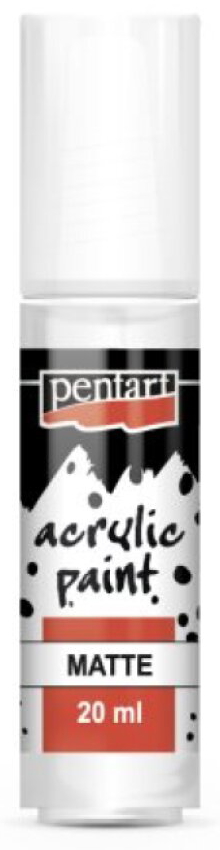 Akrylová barva matná PENTART 20 ml TITANOVÁ BÍLÁ