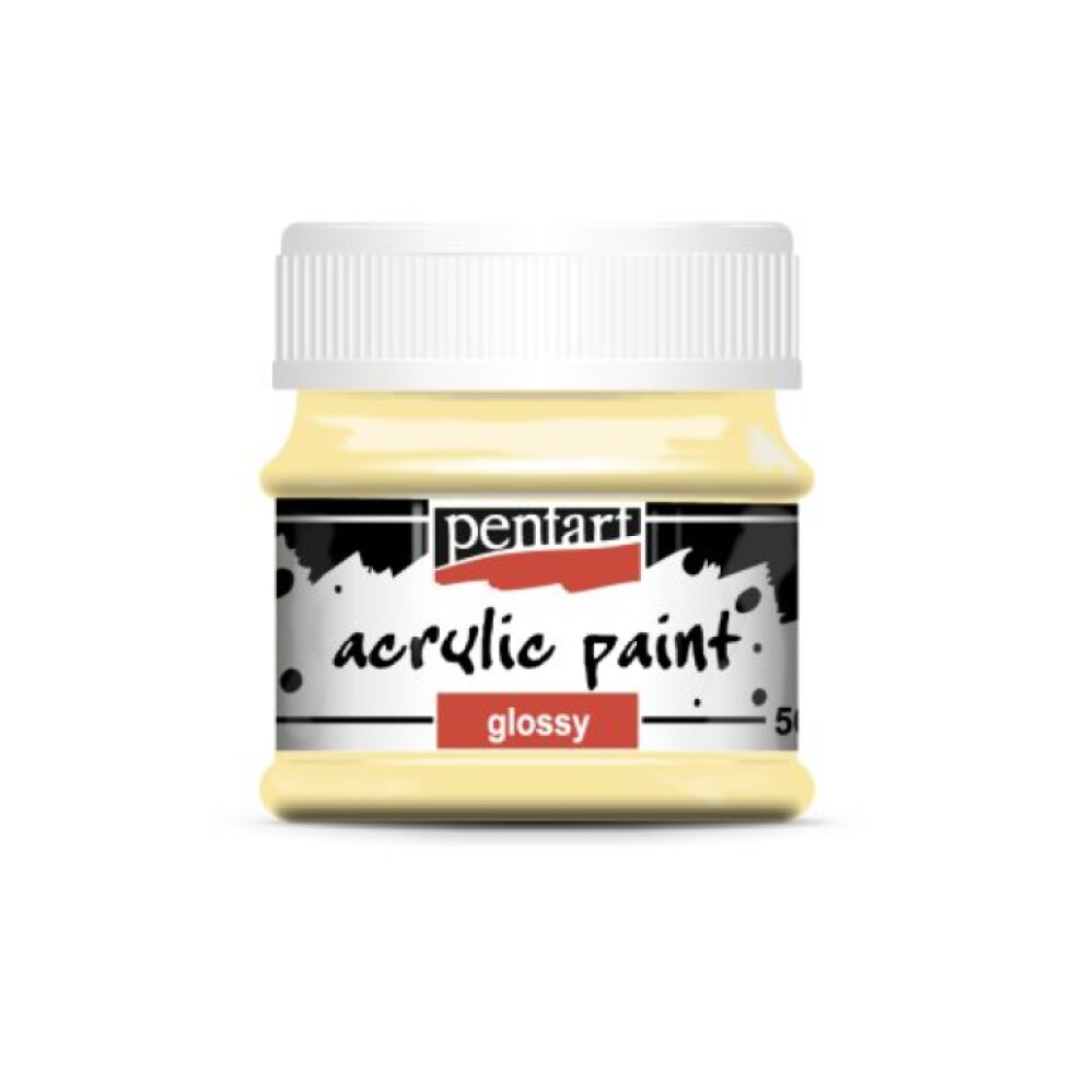 Akrylová barva lesklá PENTART 50 ml BÍLÁ KÁVA