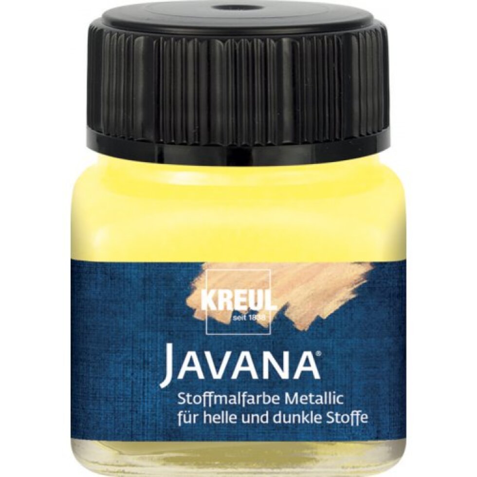 Sada Barva na textil metalická JAVANA 6 x 20 ml - základní