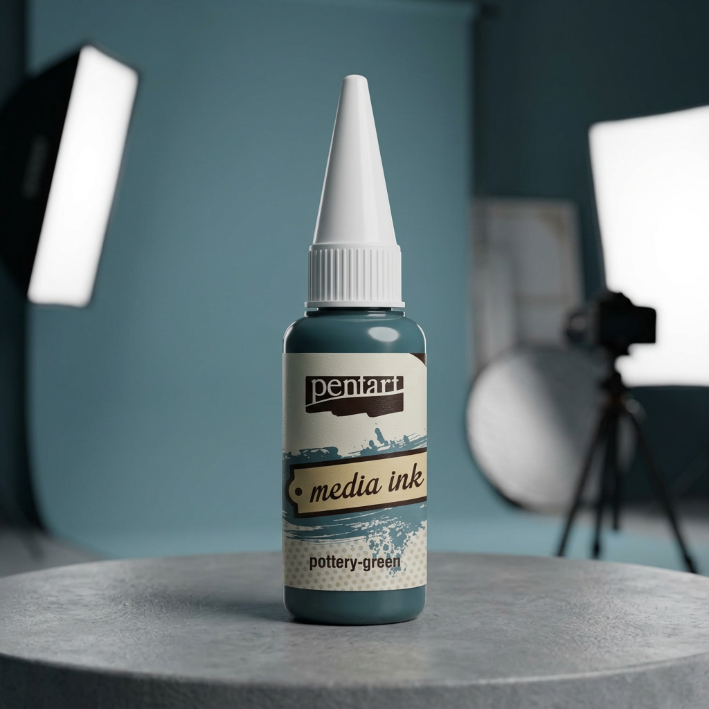 Alkoholový inkoust MEDIA INK PENTART 20 ml HRNČÍŘSKÁ ZELENÁ