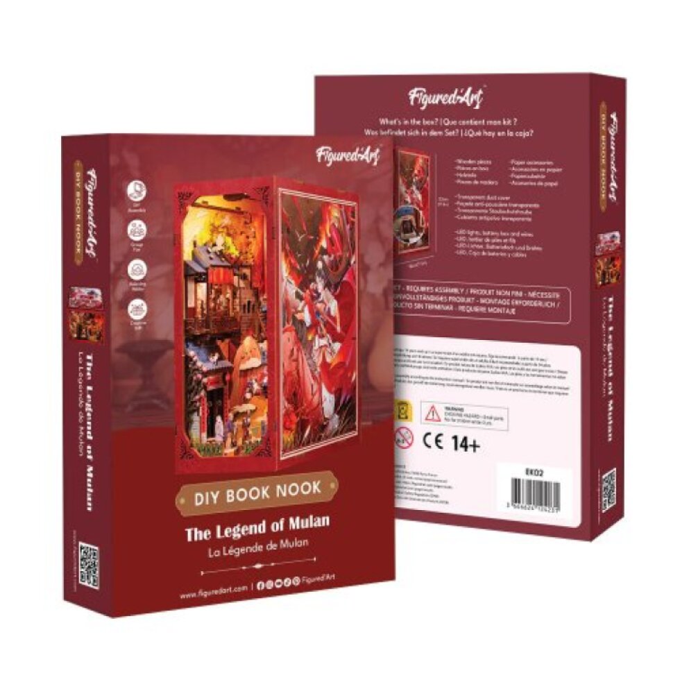 Book Nook sada - Legenda o Mulan