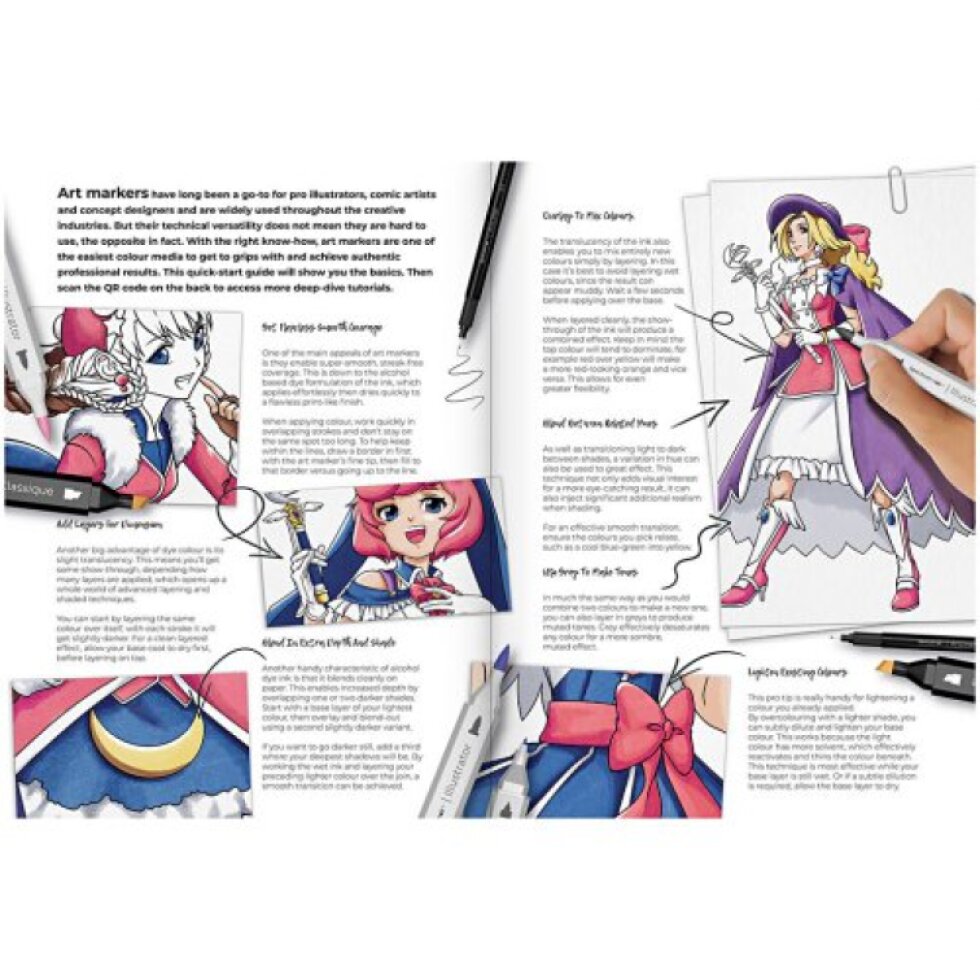 Sada Ilustrace manga NEBESKÉ PANNY
