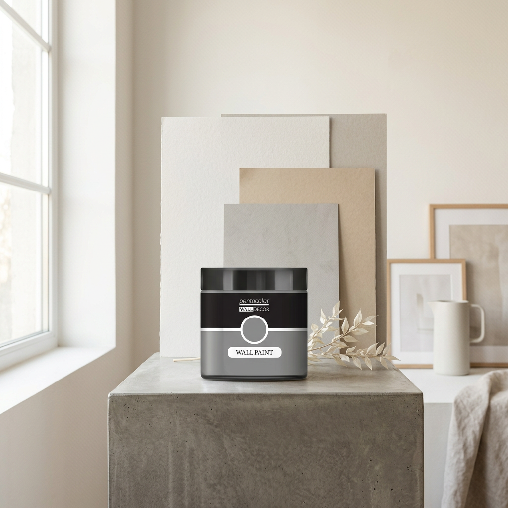 Barva na zeď WALL DECOR 500 ml MECHOVÁ ŠEDÁ