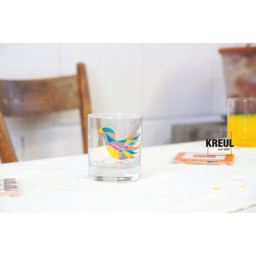 Barva na sklo a porcelán KREUL clear 20 ml FIALOVÁ