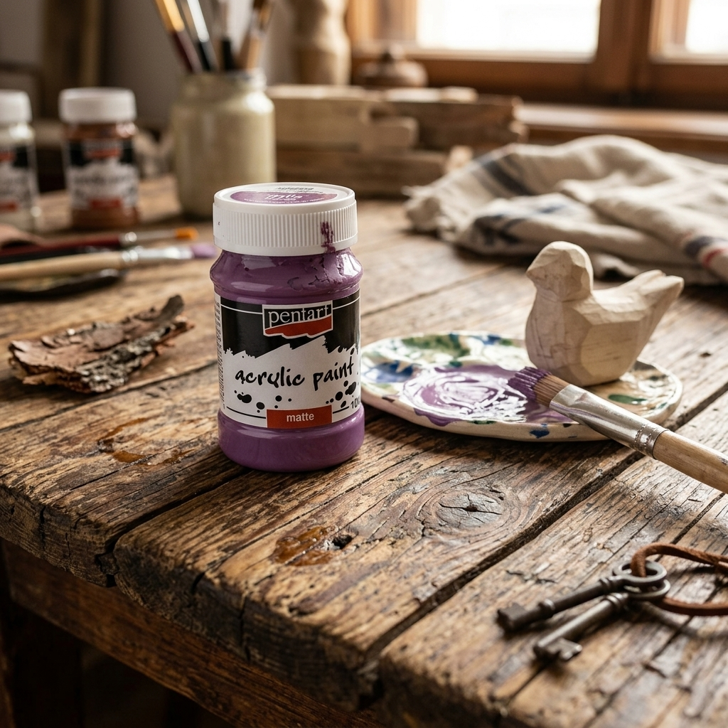 Akrylová barva matná PENTART 100 ml PURPUROVÁ