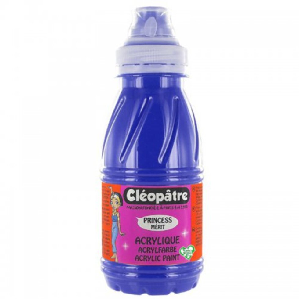 Akrylová barva CLEOPATRE 250 ml ULTRAMARÍNOVÁ MODRÁ