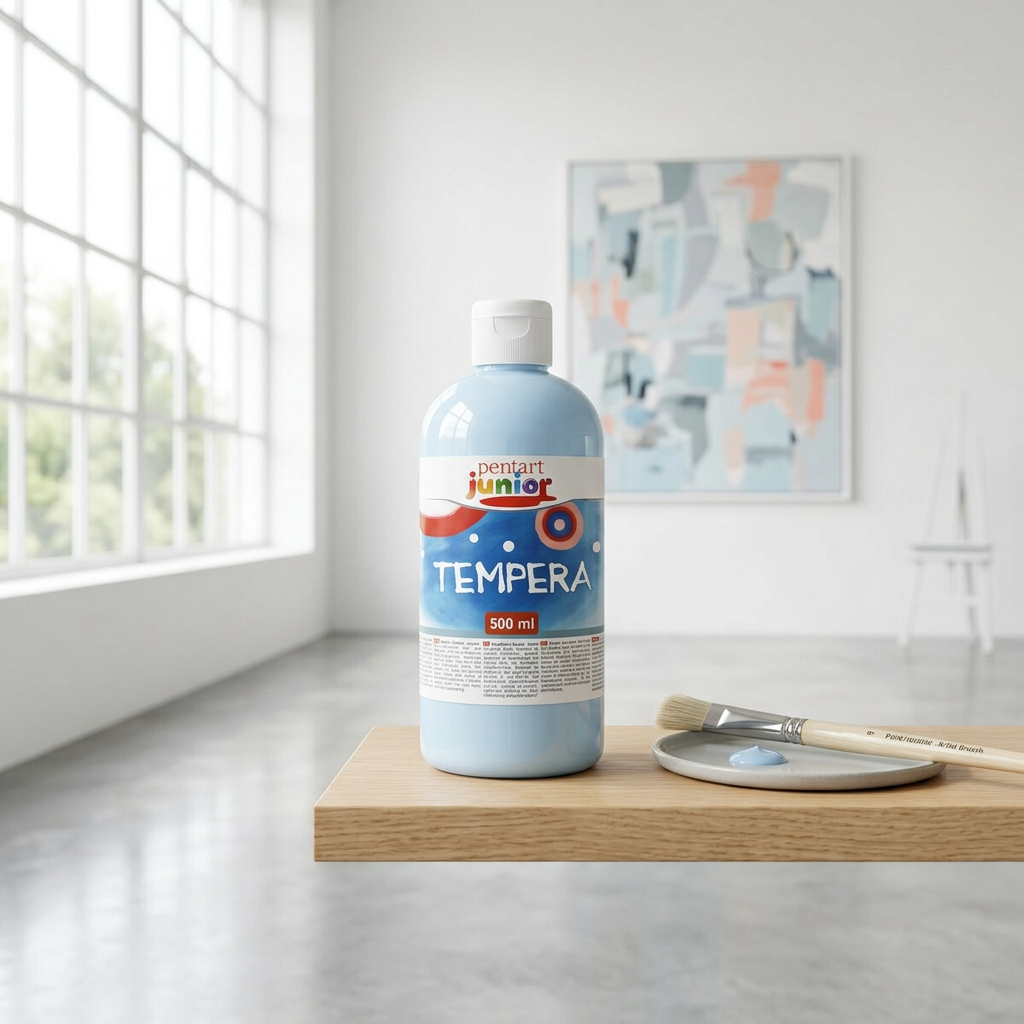 Temperová barva Junior PENTART 500 ml SVĚTLE MODRÁ