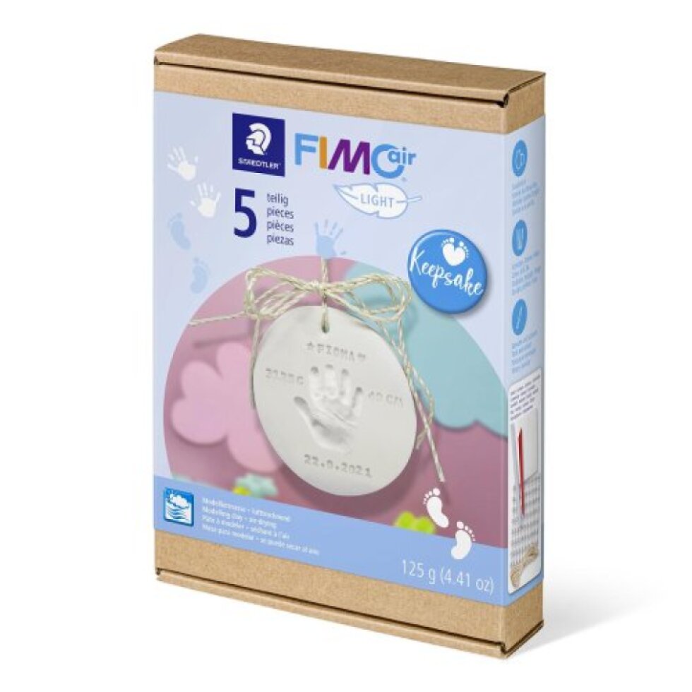 FIMO AIR sada OTISK DĚTSKÉ RUČIČKY