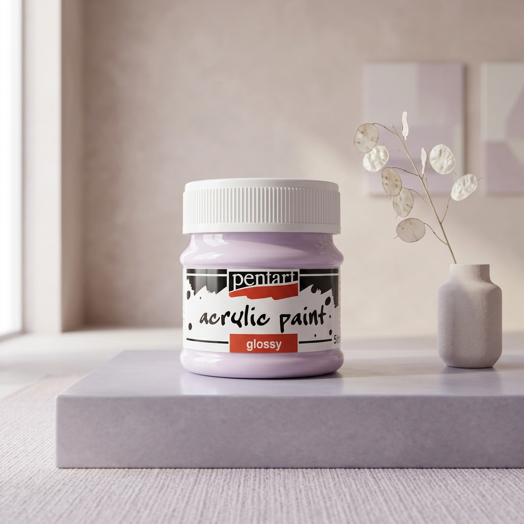 Akrylová barva lesklá PENTART 50 ml PASTELOVÁ FIALOVÁ