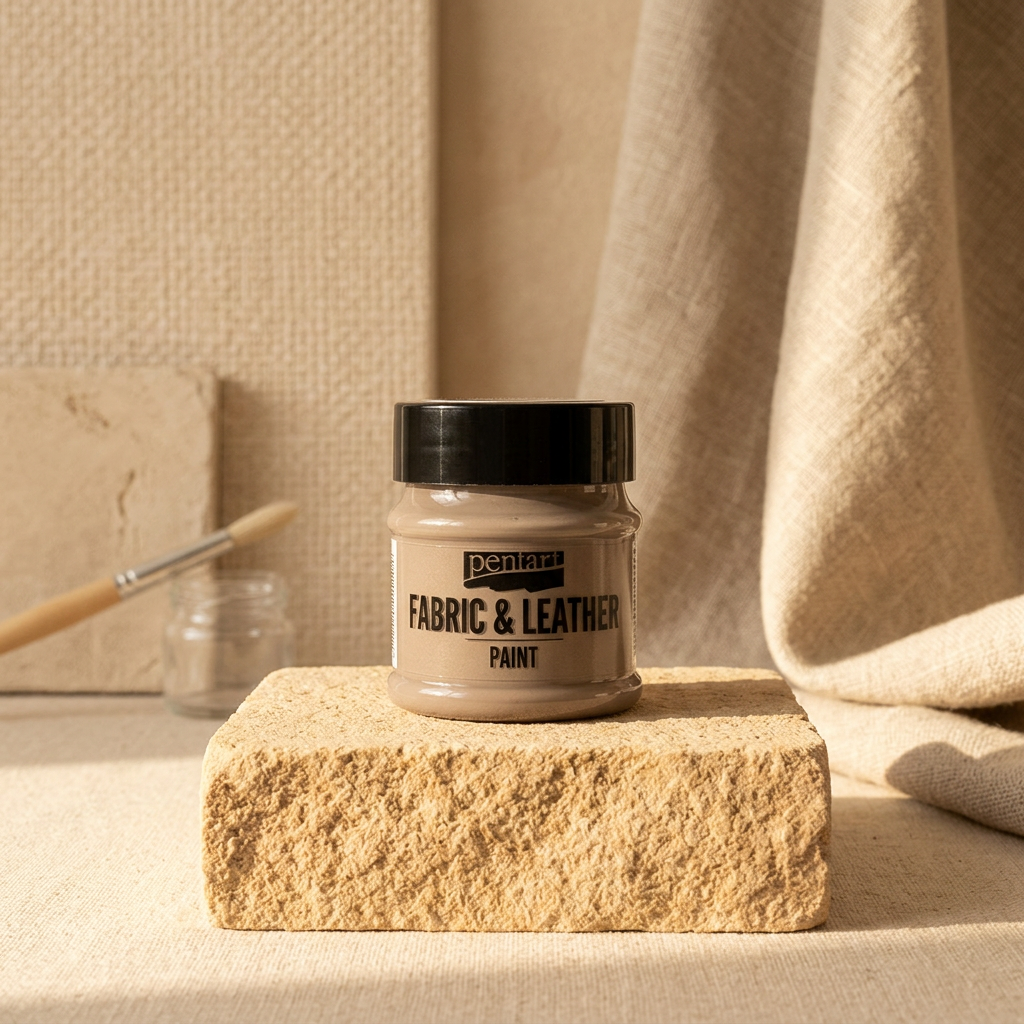 Barva na kůži a textil vintage PENTART 50 ml PÍSKOVÁ
