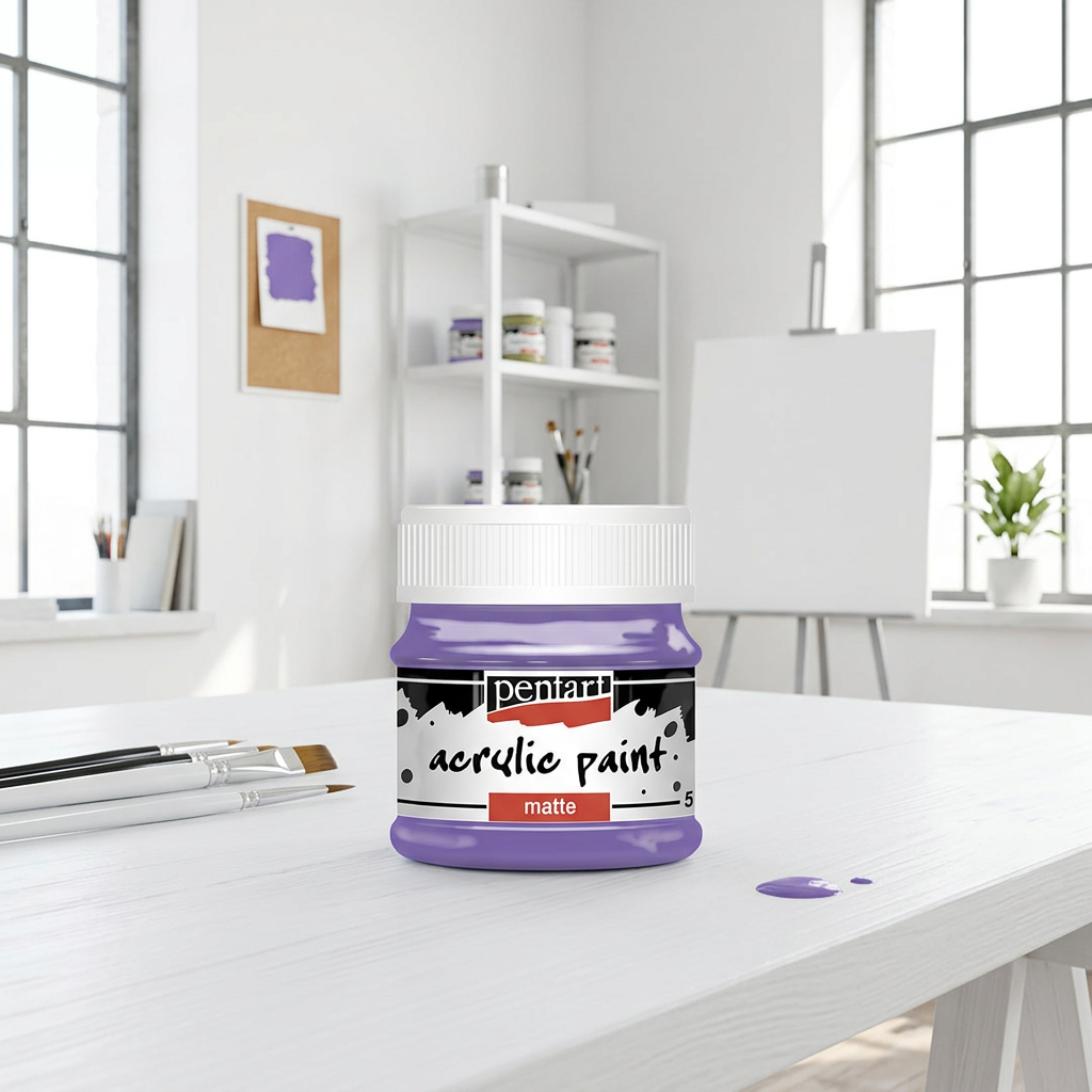 Akrylová barva matná PENTART 50 ml FIALOVÁ