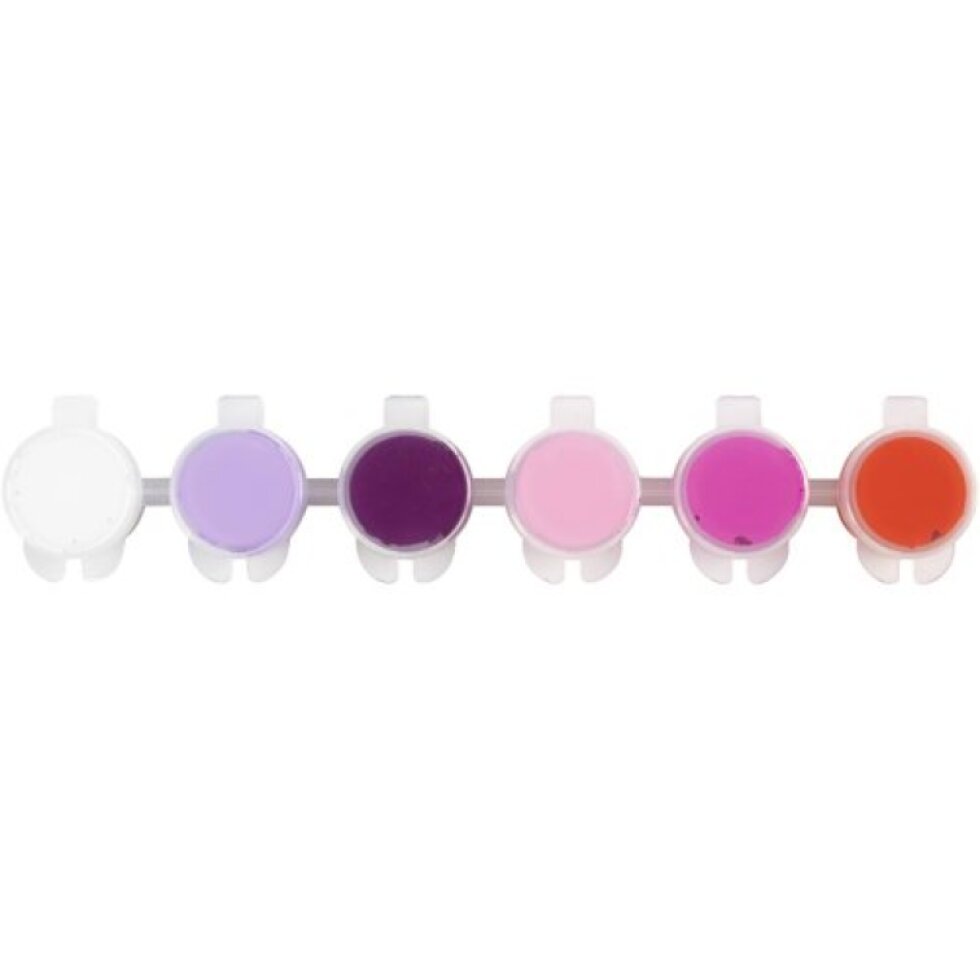 Sada Akrylová barva Plus Color 6x5 ml RŮŽOVOFIALOVÉ ODSTÍNY