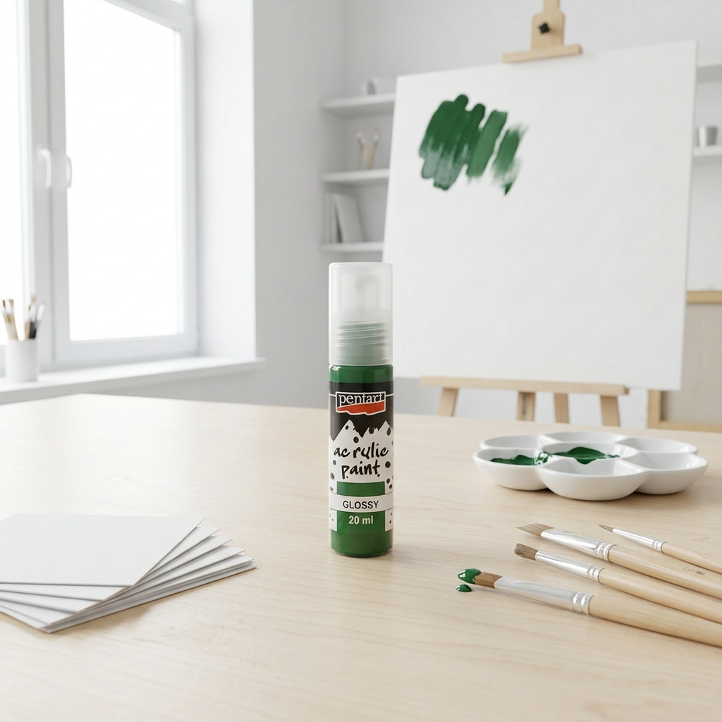 Akrylová barva lesklá PENTART 20 ml ZELENÁ BOROVICE