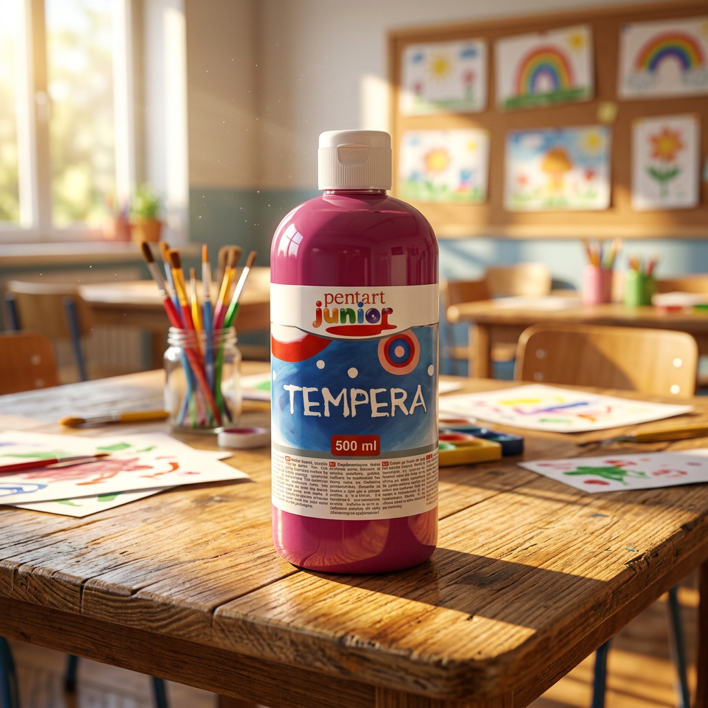 Temperová barva Junior PENTART 500 ml MAGENTA